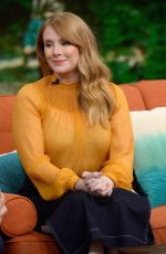 BRYCE DALLAS HOWARD on the Set of Despierta America in Miami 07/27/2016