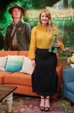 BRYCE DALLAS HOWARD on the Set of Despierta America in Miami 07/27/2016