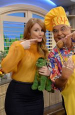 BRYCE DALLAS HOWARD on the Set of Despierta America in Miami 07/27/2016