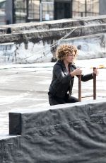 CAMREN BICONDOVA on the Set of 
