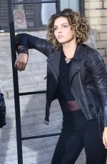 CAMREN BICONDOVA on the Set of 