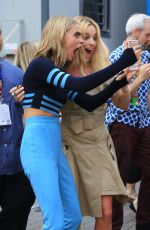 CARA DELEVINGNE and MARGOT ROBBIE at 2016 Comic-con in San Diego 07/23/2016