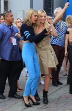 CARA DELEVINGNE and MARGOT ROBBIE at 2016 Comic-con in San Diego 07/23/2016