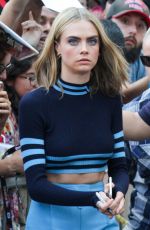 CARA DELEVINGNE and MARGOT ROBBIE at 2016 Comic-con in San Diego 07/23/2016