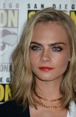 CARA DELEVINGNE at Valerian and the City of a Thousand Planet Press Line at Comic-con in San Diego 07/21/2016