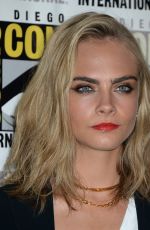 CARA DELEVINGNE at Valerian and the City of a Thousand Planet Press Line at Comic-con in San Diego 07/21/2016