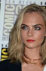 CARA DELEVINGNE at Valerian and the City of a Thousand Planet Press Line at Comic-con in San Diego 07/21/2016