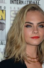 CARA DELEVINGNE at Valerian and the City of a Thousand Planet Press Line at Comic-con in San Diego 07/21/2016