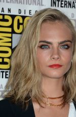 CARA DELEVINGNE at Valerian and the City of a Thousand Planet Press Line at Comic-con in San Diego 07/21/2016