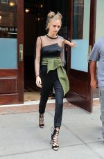 CARA DELEVINGNE Leaves Her Hotel in New York 07/29/2016