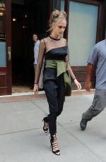 CARA DELEVINGNE Leaves Her Hotel in New York 07/29/2016