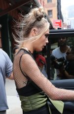 CARA DELEVINGNE Leaves Her Hotel in New York 07/29/2016