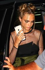 CARA DELEVINGNE Leaves Her Hotel in New York 07/29/2016