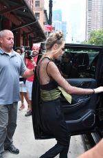 CARA DELEVINGNE Leaves Her Hotel in New York 07/29/2016