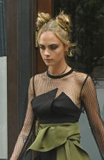 CARA DELEVINGNE Leaves Her Hotel in New York 07/29/2016