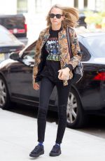 CARA DELEVINGNE Out and About in New York 07/28/2016.