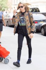 CARA DELEVINGNE Out and About in New York 07/28/2016.