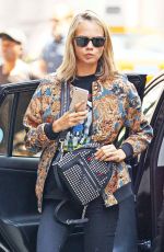 CARA DELEVINGNE Out and About in New York 07/28/2016.