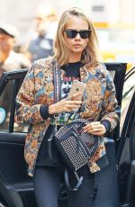 CARA DELEVINGNE Out and About in New York 07/28/2016