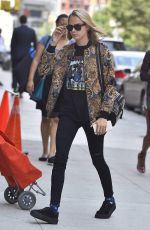CARA DELEVINGNE Out and About in New York 07/28/2016