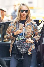 CARA DELEVINGNE Out and About in New York 07/28/2016