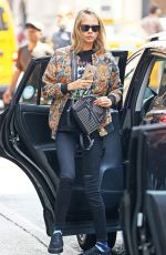 CARA DELEVINGNE Out and About in New York 07/28/2016