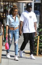CASSIE VENTURA and P. Diddy Out in Beverly Hills - july 6, 2016