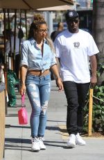 CASSIE VENTURA and P. Diddy Out in Beverly Hills - july 6, 2016