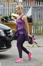 CATHERINE TYLDESLEY Leaves a Boxing Training Session in Manchester 07/05/2016