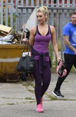 CATHERINE TYLDESLEY Leaves a Boxing Training Session in Manchester 07/05/2016