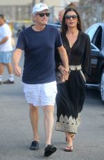 CATHERINE ZETA JONES and Michael Douglas Out in Saint-tropez 07/23/2016