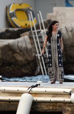 CATHERINE ZETA JONES at Eden Roc Hotel in Antibes 07/24/2016