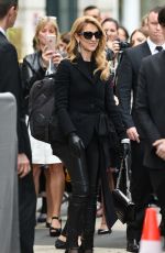 CELINE DION at Christian Dior Haute Couture Fall/Winter 2016/2017 Show in Paris 07/04/2016