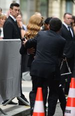 CELINE DION at Christian Dior Haute Couture Fall/Winter 2016/2017 Show in Paris 07/04/2016