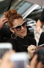 CELINE DION at Christian Dior Haute Couture Fall/Winter 2016/2017 Show in Paris 07/04/2016