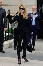 CELINE DION at Christian Dior Haute Couture Fall/Winter 2016/2017 Show in Paris 07/04/2016