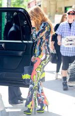 CELINE DION Leaves Her Hotel in New York 07/21/2016