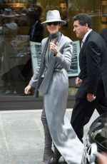 CELINE DION Leaves Her Hotel in Paris 07/02/2016