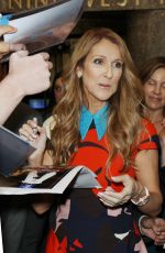 CELINE DION Leaves Today Show in New York 07/21/2016