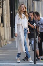 CELINE DION Out on Avenue Kleber in Paris 07/08/2016