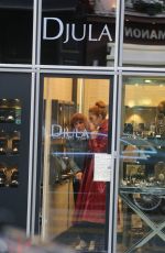 CELINE DION Out Shopping in Paris 06/30/2016