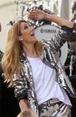 CELINE DION Performs at Today Show in New York 07/22/2016