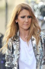 CELINE DION Performs at Today Show in New York 07/22/2016