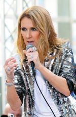 CELINE DION Performs at Today Show in New York 07/22/2016