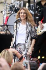 CELINE DION Performs at Today Show in New York 07/22/2016