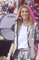 CELINE DION Performs at Today Show in New York 07/22/2016