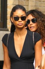 CHANEL IMAN Out in Manhattan in 06/27/2016