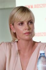 CHARLIZE THERON at Press Conference at World Aids Conference in Durban, South Africa 07/18/2016