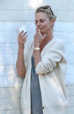 CHARLIZE THERON Out in Los Angeles 07/05/2016