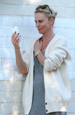 CHARLIZE THERON Out in Los Angeles 07/05/2016
